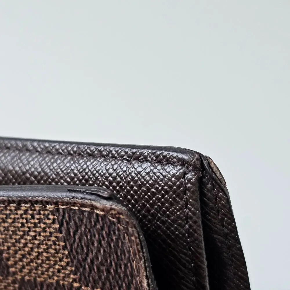 LV Louis Vuitton Damier Ebene Marco Bifold men Wallet